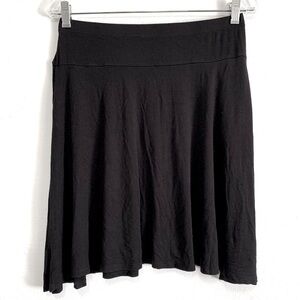 SC Stretch Is Comfort Black Asymmetrical Mini Skirt